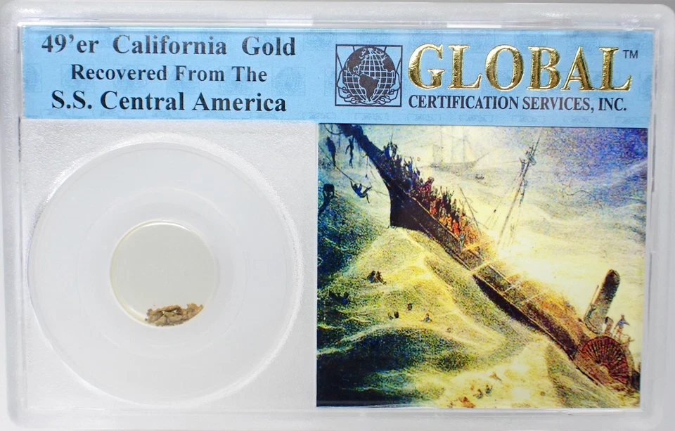Oro de California 49'er - Recuperación de naufragios de América Central de las SS - GCSI pellizco de oro Foto 2 de 4