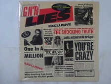 Guns N' Roses G N' R Lies Geffen Records GHS 24198  shrink VINYL LP