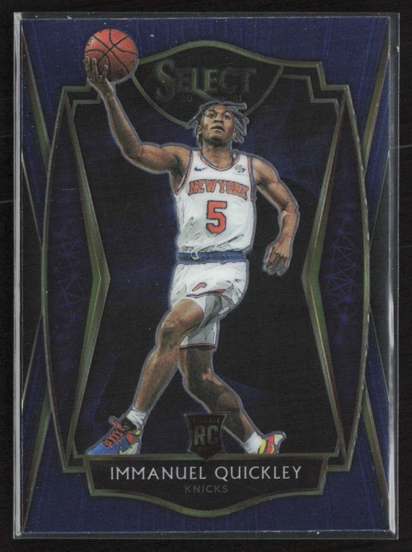 2020-21 Panini Select Base Immanuel Quickley RC New York Knicks #172