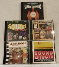 Lot 5 Sound Effects Sample CDs