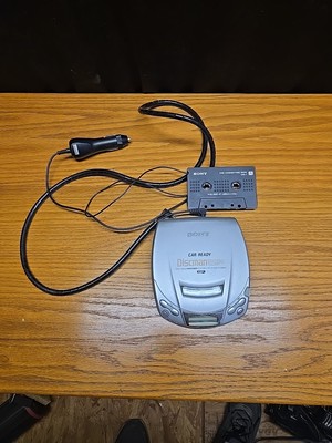 Sony Discman Car Ready ESP2 Digital Mega Bass Portable CD Player D-E206CK TESTED