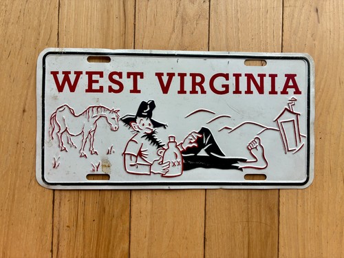 Vintage West Virginia Booster License Plate