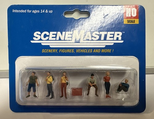 Figuras de viaje clase Walthers Scene Master escala HO #949-6025 | Condition: New