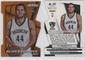 2014-15 Panini Prizm Orange Die-Cut Prizm /139 Bojan Bogdanovic #293 Rookie RC