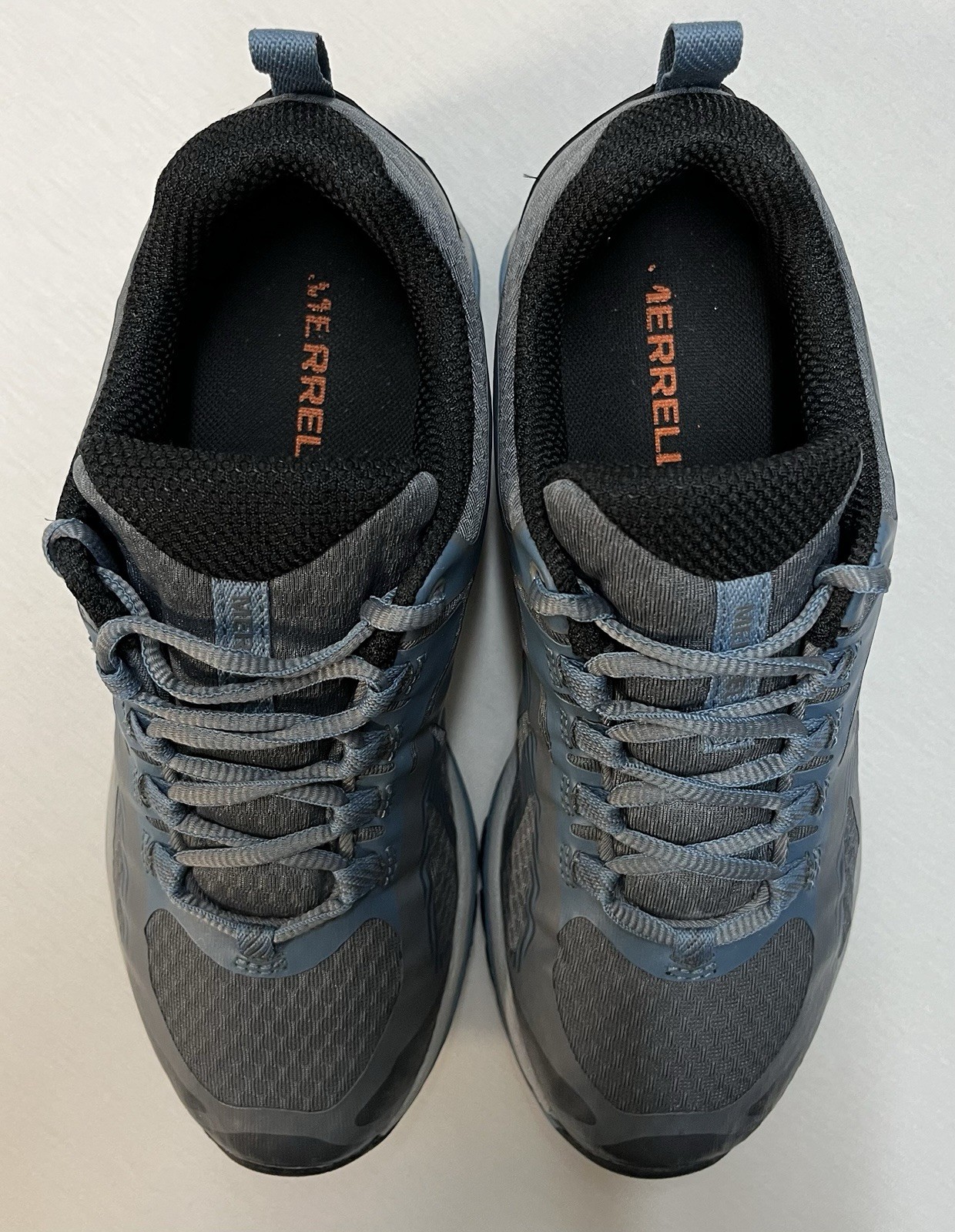 Merrell Siren Edge 3 scarpe da trail donna 6 5 escursionismo J0344 Vibram grigio blu usate in ottime condizioni