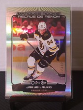 2022-23 OPC Marquee Rookie Rainbow  Jakub Lauko Rookie Boston Bruins  /350