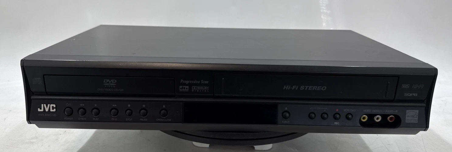 JVC HR-XVC16BU DVD VCR Combo Player Tested! No Remote EB-20354