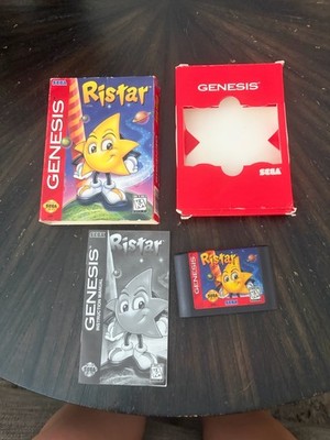 Sega Genesis Game Ristar CIB Complete In Box 