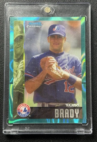 TOM BRADY 2023 BOWMAN DRAFT CHROME 1995 DREAM PICKS AQUA LAVA REFRACTOR 98/199