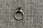  Veatge Round Cut Green Moissanite SS Ring size 5.5 GRA Certificate inc 2 carat — photo 6