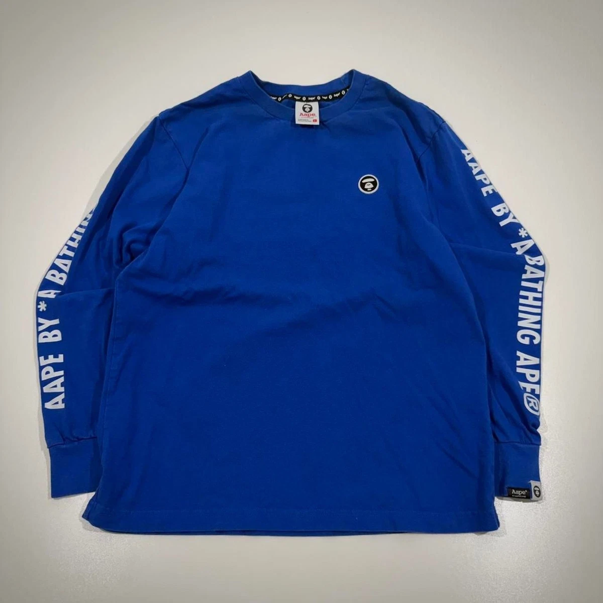 A Bathing Ape Long Sleeve Blue Shirts for Men for sale | eBay