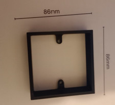 1- GANG Socket Switch Spacer 3 x 15mm BLACK Back Box Extenders CLEARANCE TRADe