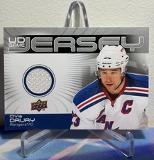 2010-11 Upper Deck Series 1 Hockey CHRIS DRURY #GJ-CD UD GAME JERSEY