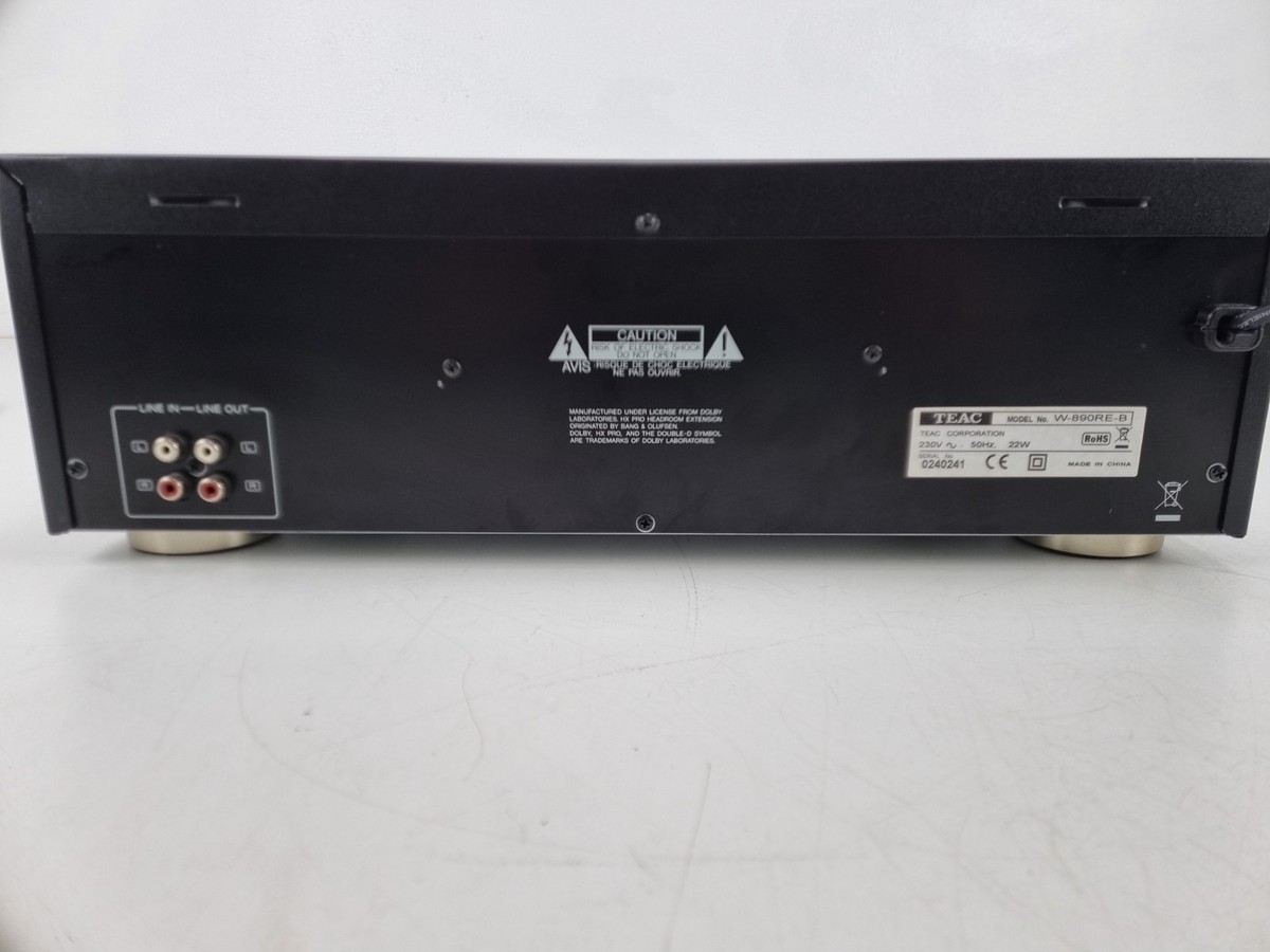 TEAC W-890R Double Auto Reverse Cassette Deck - Very nice