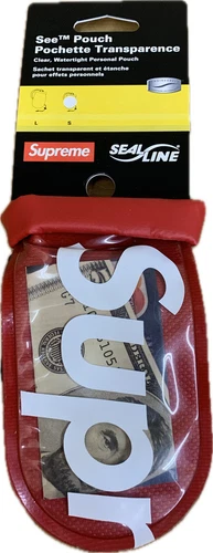 Supreme SeaLine Voir Pochette Pochette Transparence Neuf Rare Accessoire Suprême