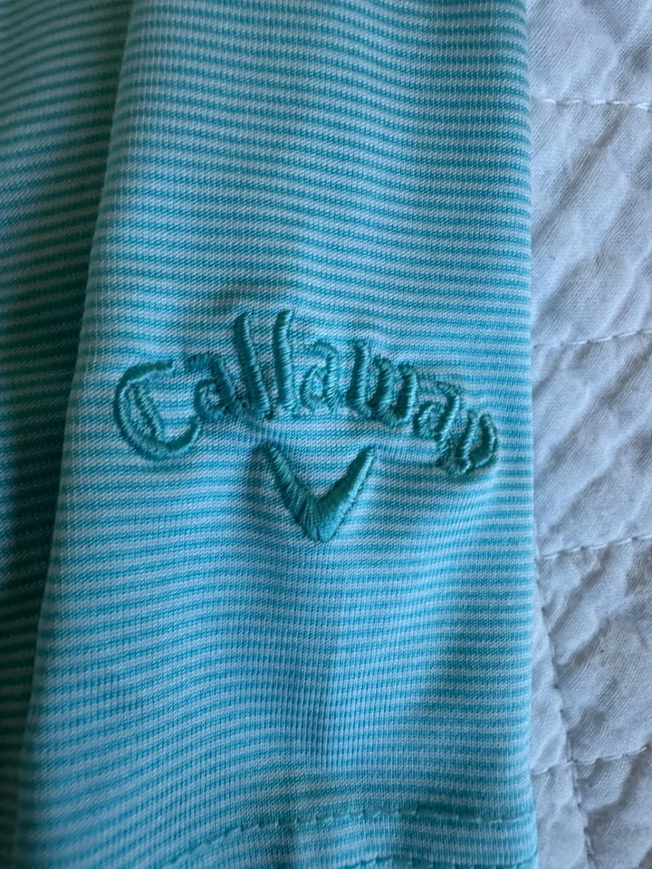 Balboa Park Golf Course San Diego City Callaway Opti dri azul talla L polo ¡bonito! Foto 3 de 4