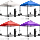 10x10ft Pop Up Canopy Tent One Push Portable Outdoor Shelter Heavy Duty Tent