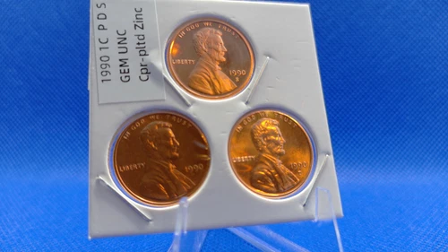 1990-P Lincoln Memorial Cent — photo from another recent sale