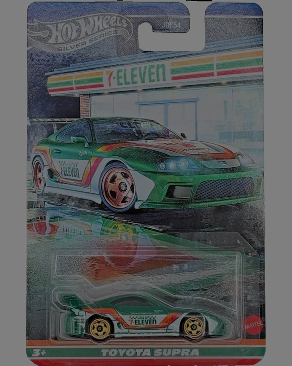 Hot Wheels Silver Series 7-Eleven Toyota Supra - 7/11