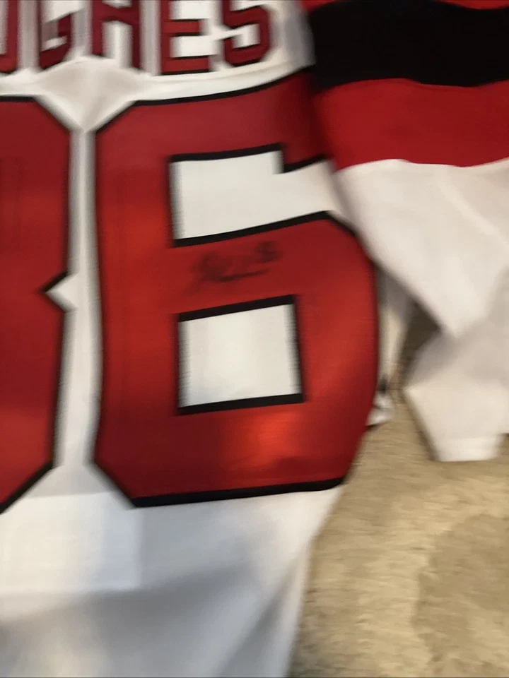 New Jersey Devils Hughes Signed Jersey - Image 3 of 4