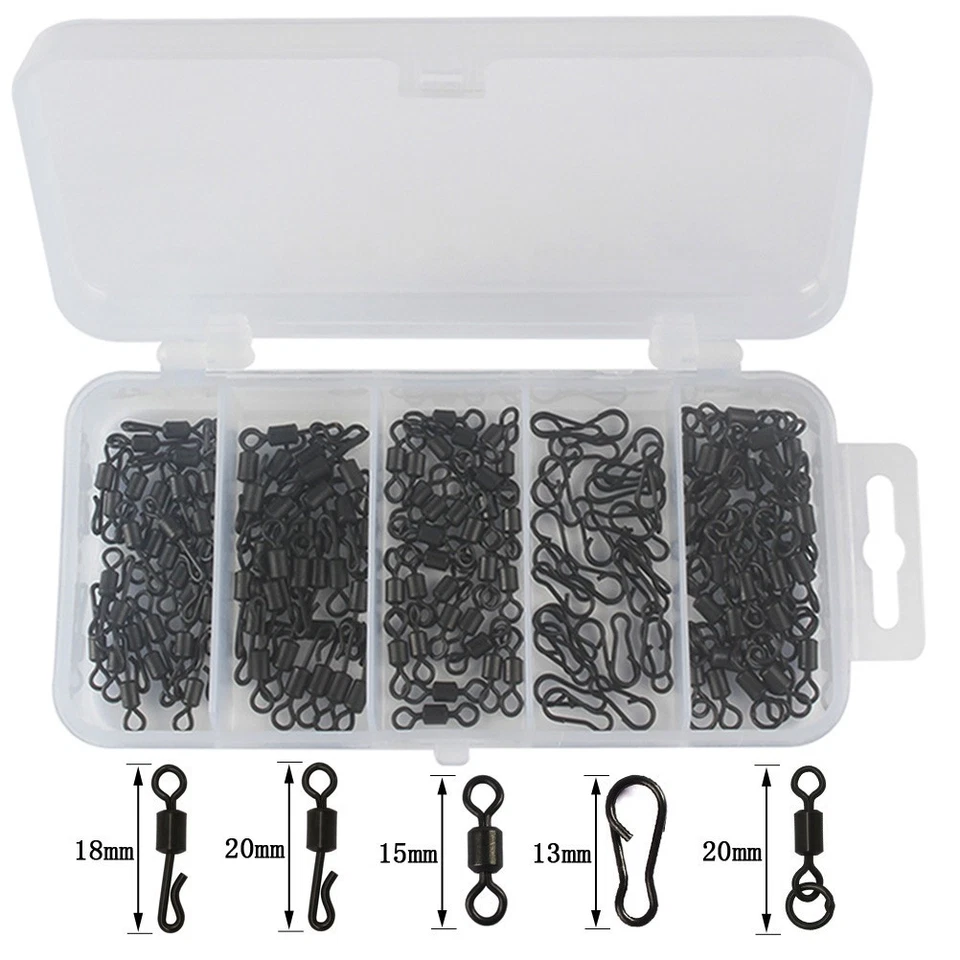 150 PCS/Set Karpfenangeln Zubehör Fischereizubehör Kit Schneller Anschluss - Bild 2 von 4