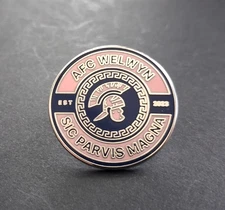 AFC WELWYN FOOTBALL CLUB BUTTERFLY PIN BADGE