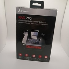 Cobra RAD 700i Radar Laser Detector - Black 0180012-1 OPEN BOX