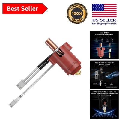 Upgrade Your 3D Printing with Ender 3 V3 KE Hotend Kit: 300°C & Bi-Metal Tube