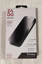 ZAGG Invisible Shield Privacy 360 Screen Protector for iPhone 15 Pro Max