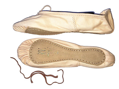 Ballettschläppchen aus Leinen - SSCP, Pink Gr.32