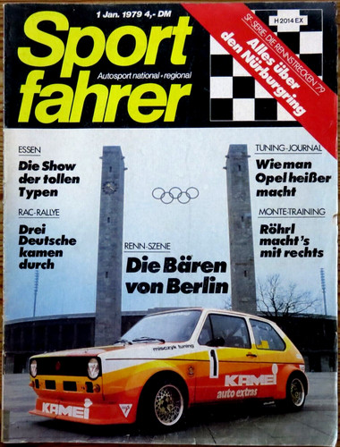 Sportfahrer 01/79 Motor-Show Essen,Tuning in Deutschland:Opel,Datsun 260 Z,Sappo