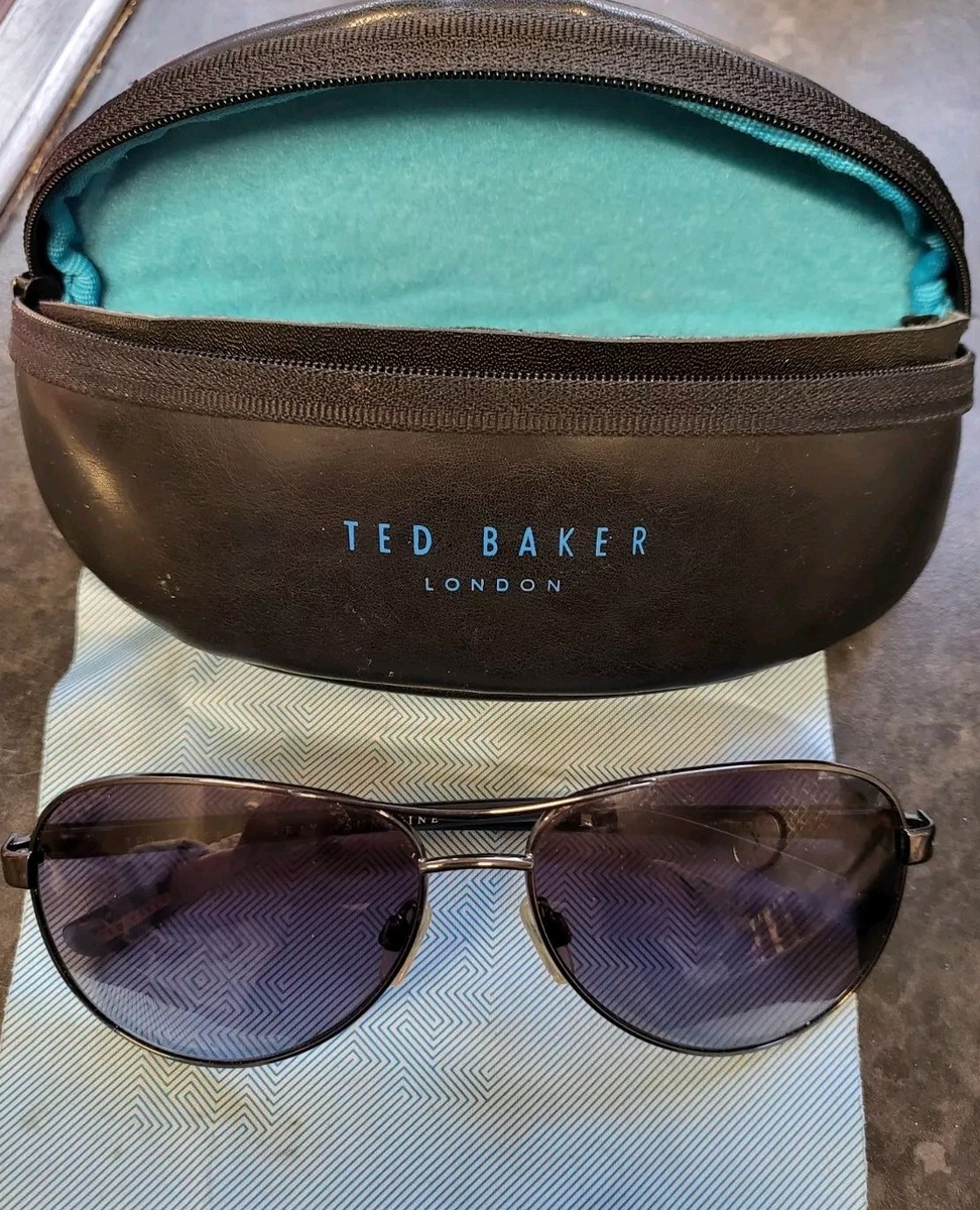 Ted Baker Sunglasses 902A Oliver In Case With Cloth In Great Used