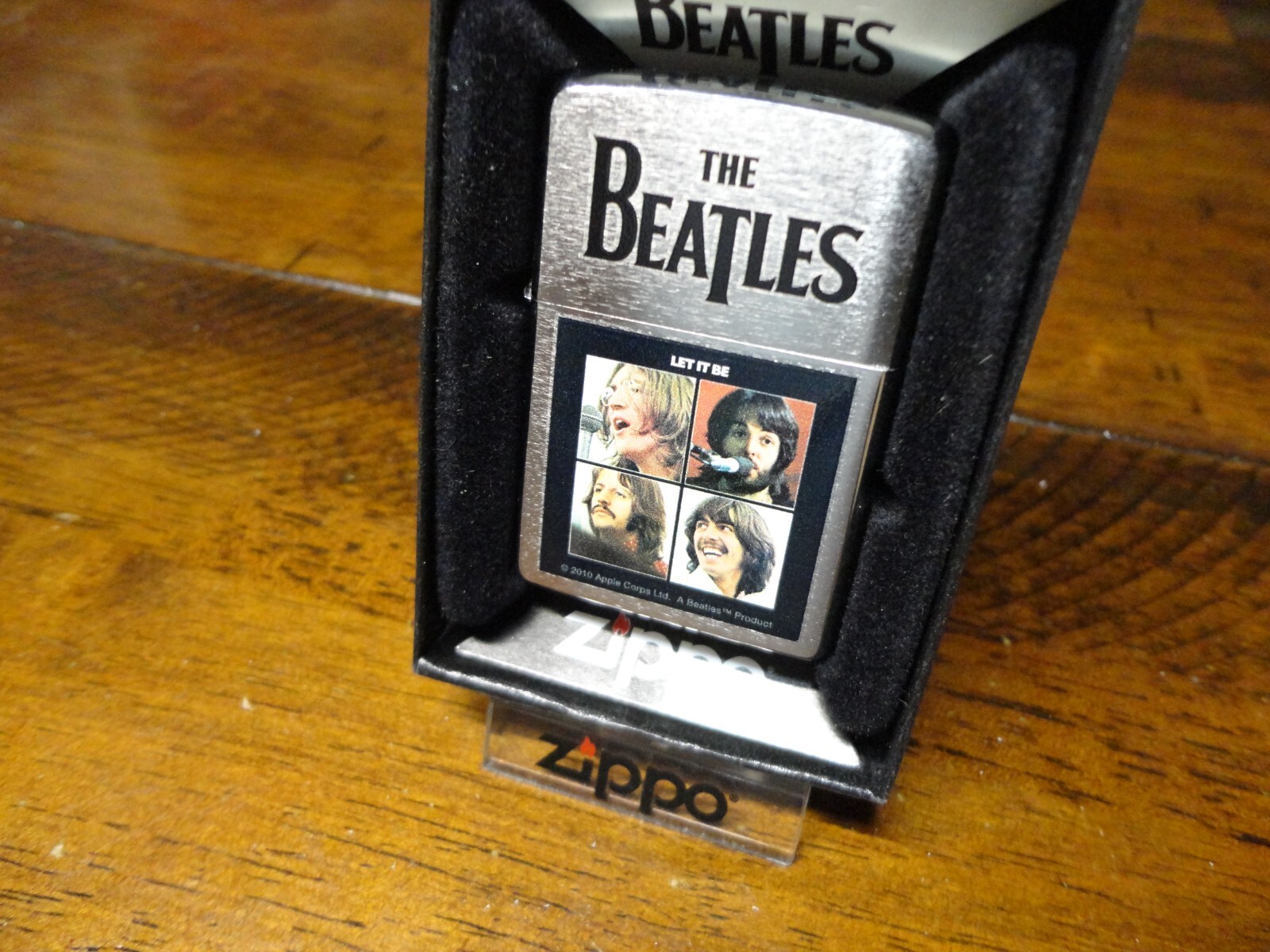 THE BEATLES LET IT BE ZIPPO LIGHTER MINT IN BOX 2011