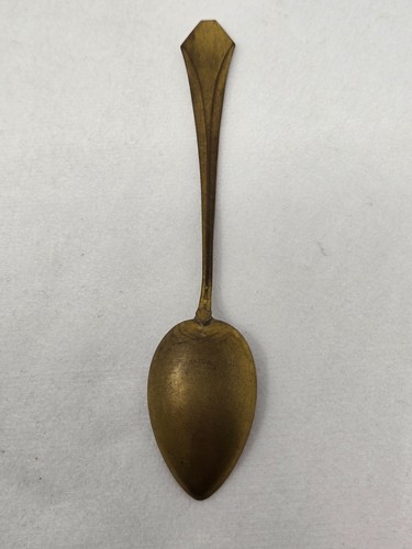 ANTIKER VINTAGE EMAILLIERTER MESSING SOUVENIR LÖFFEL FURSTENBERG GERMANY - Bild 5 von 5