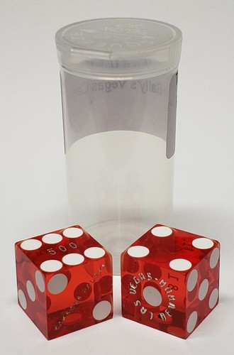 Authentic Las Vegas Casino 19mm Craps Dice Pairs - Matching Serial Numbers - Picture 39 of 125
