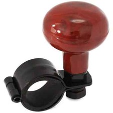 Car steering wheel knob handle mobility aid assister car van walnut wooden look	