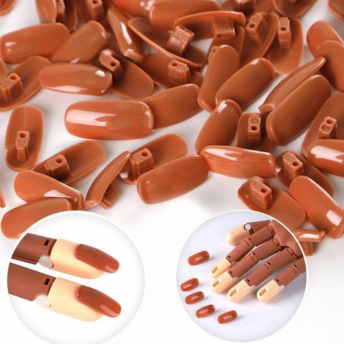 200 Stck. Falsche Nail Art Tipps Zum Selbermachen Zug Praxis Maniküre Werkzeug Hand abnehmbar Zuhause - Bild 12 von 12