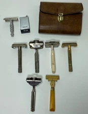 Assorted Vintage Edge Razors Gillette Star Gem Senick Lot of 7