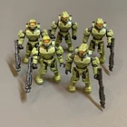 LOT 5 HALO MEGA CONSTRUX BLOKS UNSC MASTER CHIEF MINI FIGURE WARTHOG RALLY