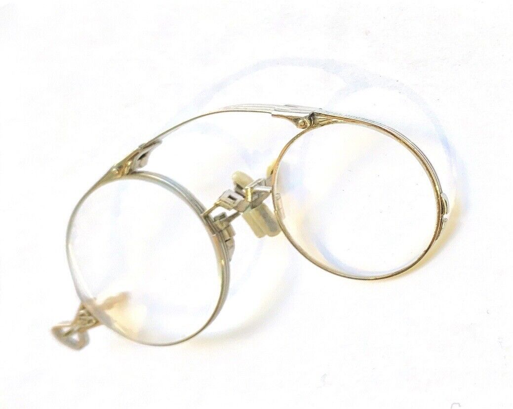 Glasses Antique French Victorian 12k GF Lorgnette… - image 2