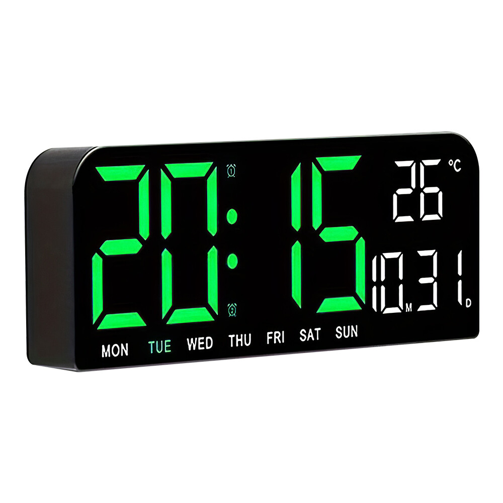 Large LED Digital Desk Alarm Clock Temperature Dual Alarm 12 / 24 H Date Week Timer photo Large LED Digital Desk Alarm Clock Temperature Dual Alarm 12 / 24 H Date Week Timer featured image