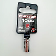 Powerbuilt 10mm 1/4" Drive Socket 6 Point 648287