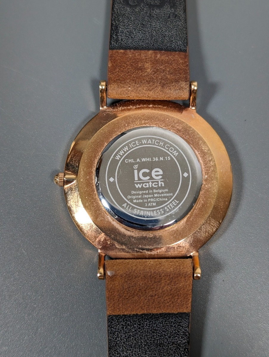 Ice-Watch City Tanner Brown Taupe Men's Brown Leather Strap Watch