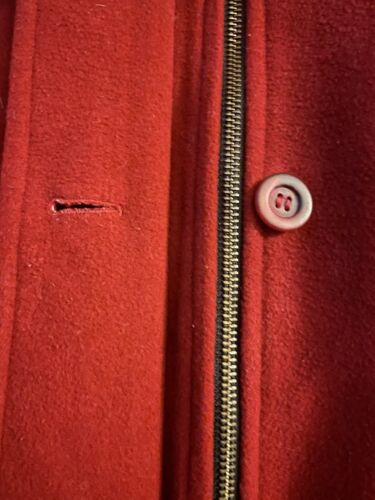 Henry White Ireland Red Wool/Cashmere Blend Coat/Jacket Men's Sz. M EUC - Picture 9 of 11