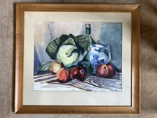 Rosa Loesch CALIFORNIA ARTISTS PAINTING VINTAGE MID CENTURY MODERN ERA