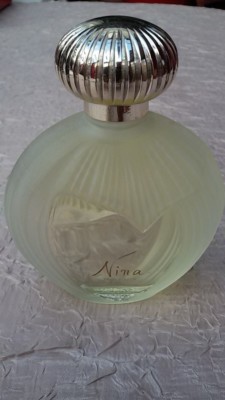 LALIQUE KRISTALLFLASCHE KLAR UND POLIERT NINA
