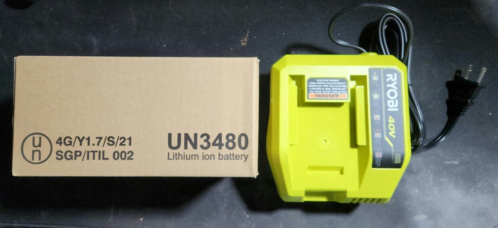 NEW UNOPENED Genuine RYOBI 40v 40 Volt 4.0AH Battery + Charger