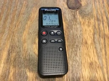 Philips DVT1100 4GB Voice Tracer Digital Recorder Works Well Free Shipping