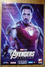 AVENGERS ENGAME Iron Man Tony Stark original LARGE 6x4 BUS SHELTER movie poster