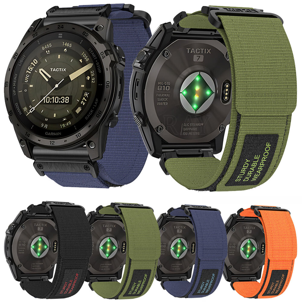 Quick Fit Nylon Watch Band For Garmin Fenix 3 3HR 5 5X Plus 6 6X 